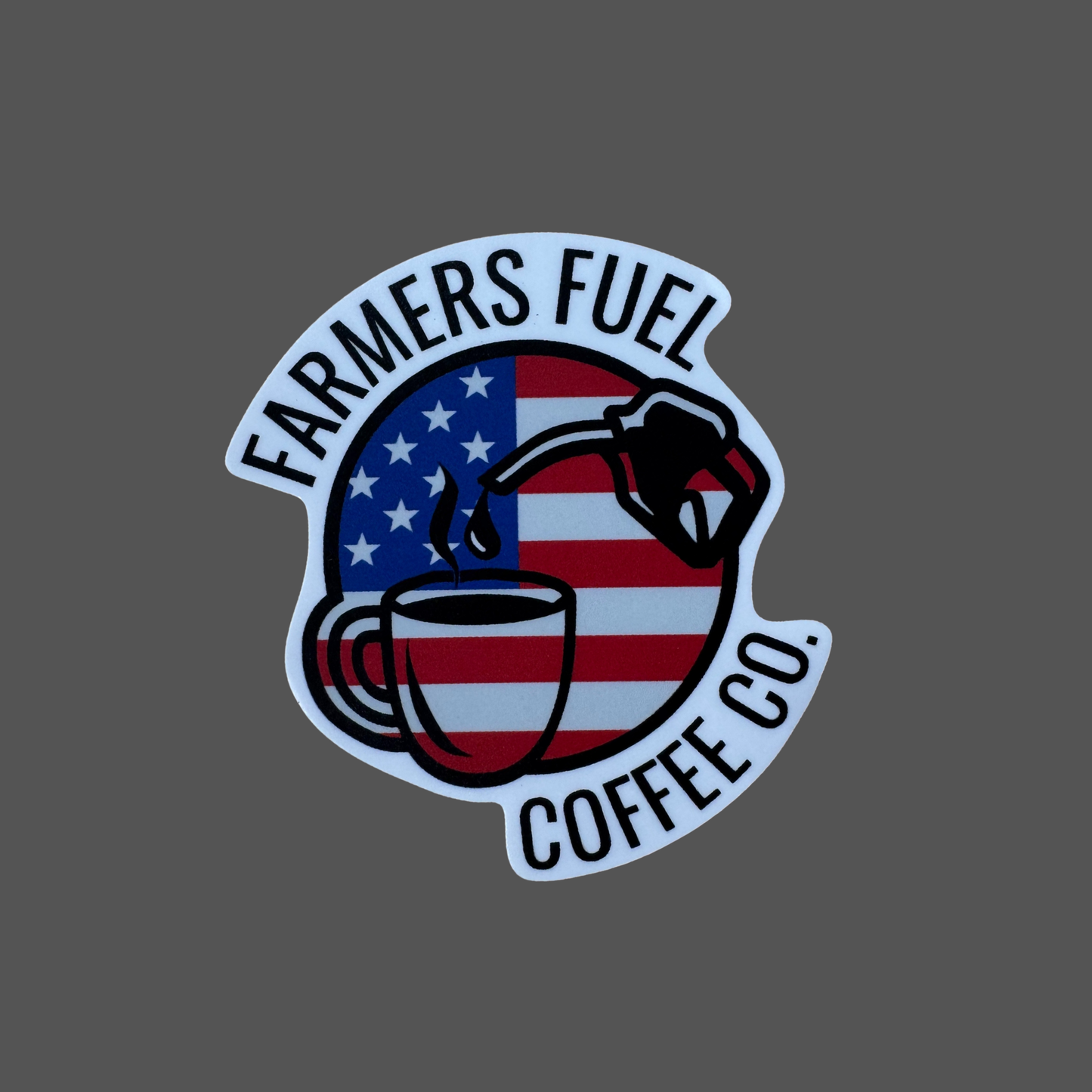 USA Farmers Fuel Sticker