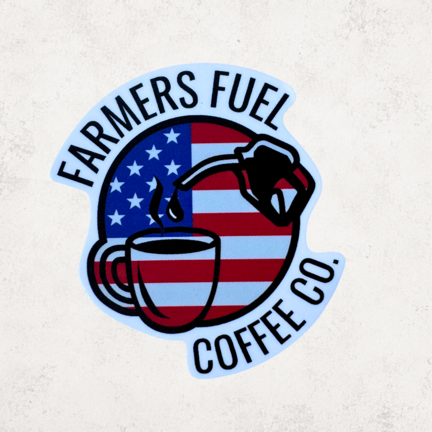 USA Farmers Fuel Sticker