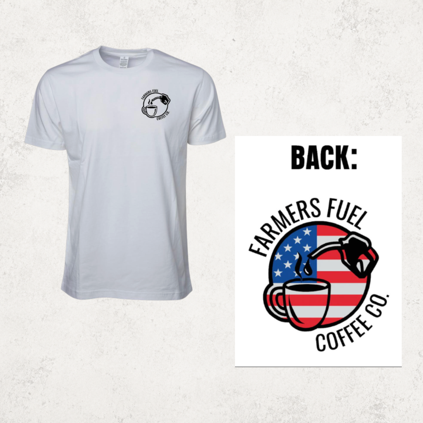 American Flag Logo Tee