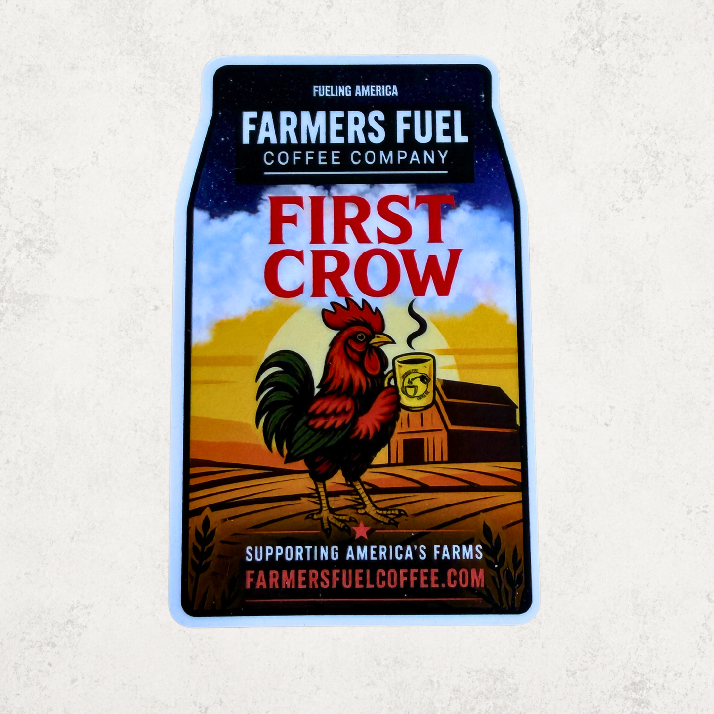 First Crow Sticker