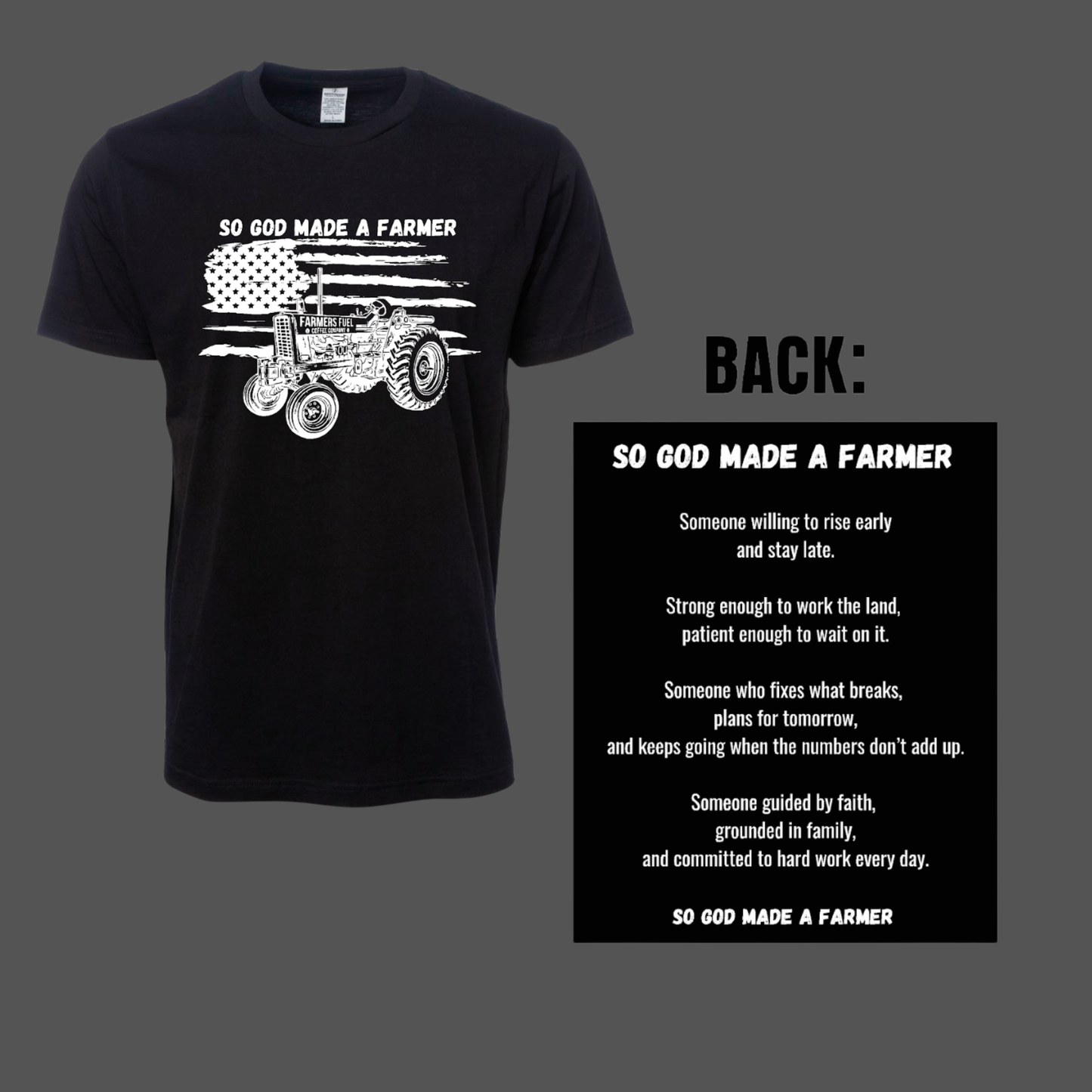 So God Made a Farmer Tee