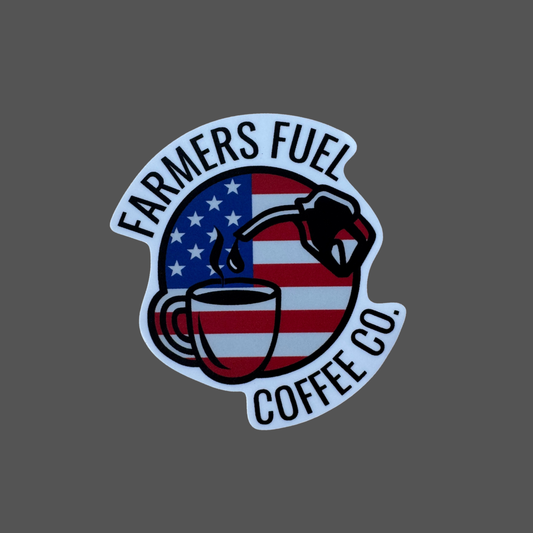 USA Farmers Fuel Sticker