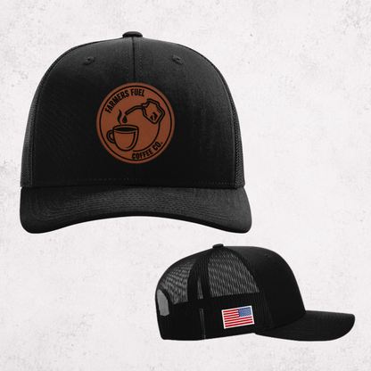 Farmers Fuel Round Patch Hat – Black