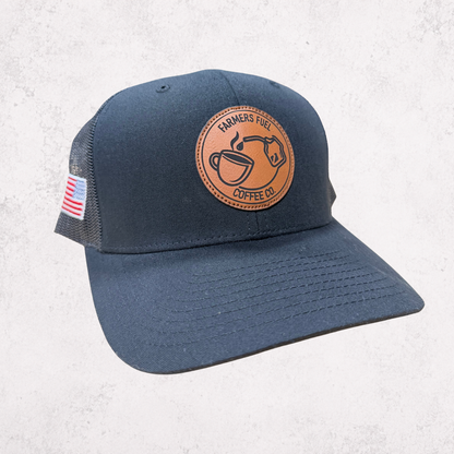 Farmers Fuel Round Patch Hat – Black